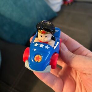 Fisher-Price Little People Wonder Woman Wheelies Car DC Comics Batman